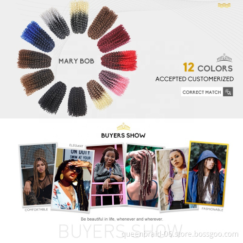 Ombre Crochet Braiding Hair Extensions synthetic crochet braids crochet bomb hair extensions Marly Bob
